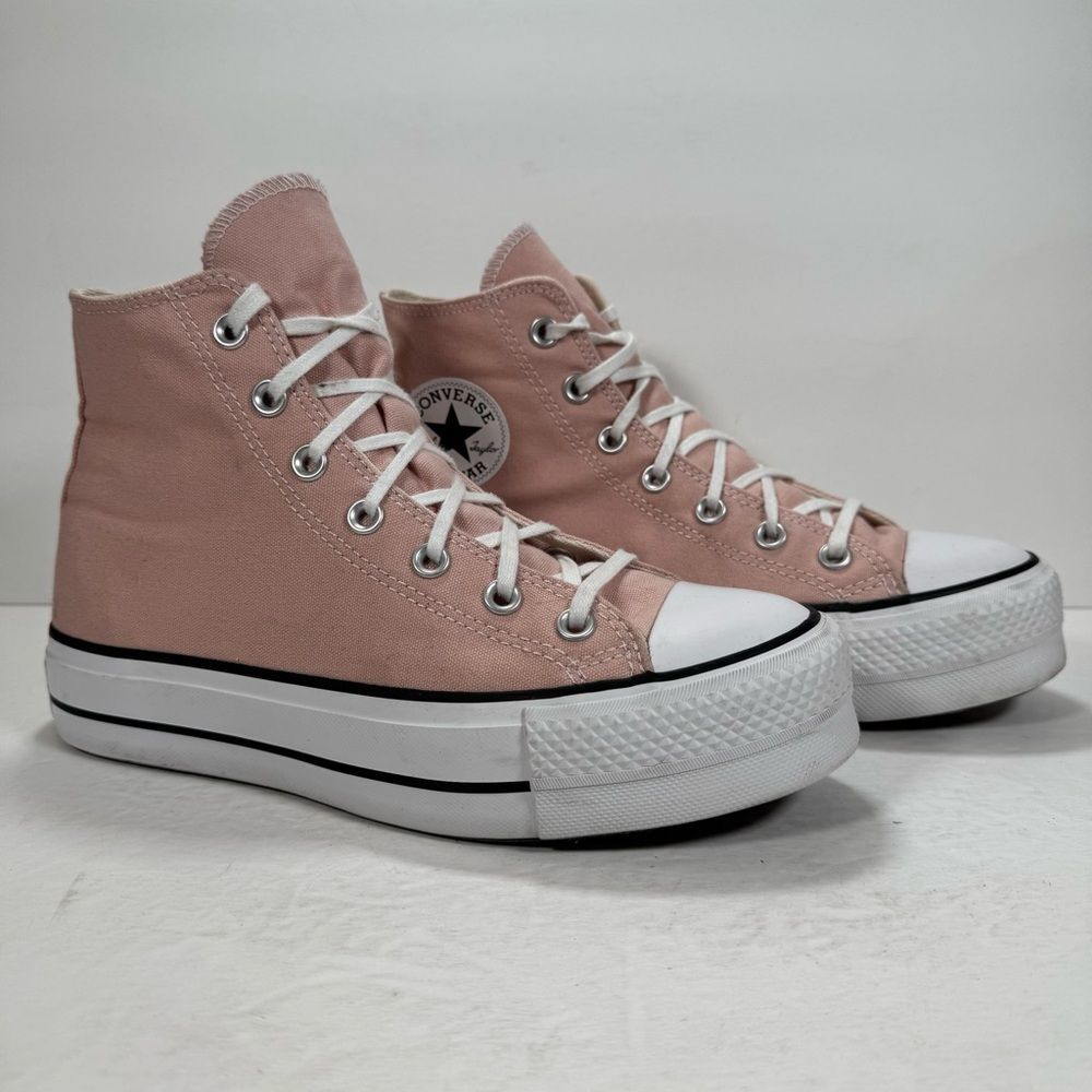 Converse CTAS Lift Platform Sneakers Pink White Women Size 8